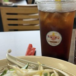 Sugar Bowl - Tea with boba. They do have black milk tea though.