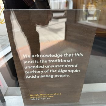 Gongfu Bao - Land Acknowledgment - dirt I have seen at a restaurant - Chinese Near Me - Ottawa, Ontario