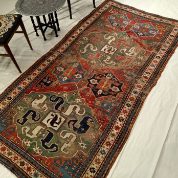 The Persian Knot - Cloudband Kazak 1481, 4' 3" x 8' 6", 3rd Quarter of the 1800s, Caucasus - Rugs Near Me - Barrington, Illinois The Persian Knot - Cloudband Kazak 1481, 4' 3" x 8' 6", 3rd Quarter of the 1800s, Caucasus - Rugs Near Me - Barrington, Illinois