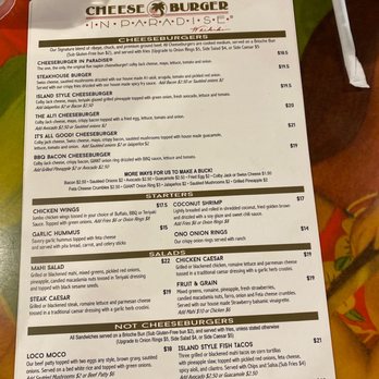 Cheeseburger In Paradise - Burgers Near Me - Honolulu, Hawaii