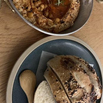 Elma - Hummus w Turkish bread - Turkish Near Me - Penticton, British Columbia