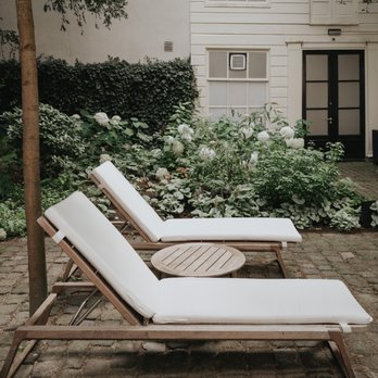 Guerlain Spa - Guerlain Spa Outdoor Patio - Massage Near Me - Amsterdam, New Hampshire