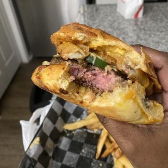 The Burger Shack - Chantilly - Medium cooked burger. Very good. - Hot Dogs Near Me - Chantilly, Virginia The Burger Shack - Chantilly - Medium cooked burger. Very good. - Hot Dogs Near Me - Chantilly, Virginia