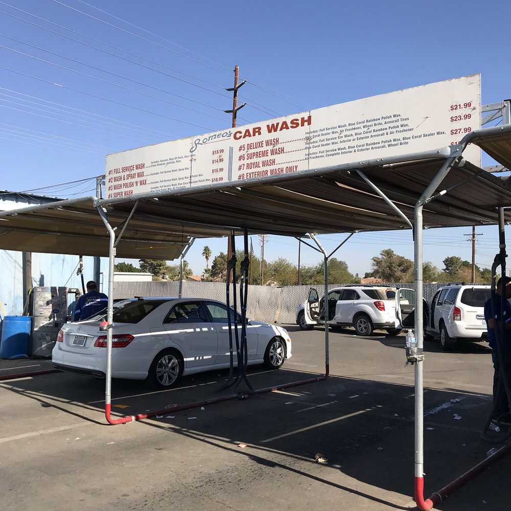 Romeo's Car Wash - Menu and costs. - Car Wash Near Me - El Centro, California Romeo's Car Wash - Menu and costs. - Car Wash Near Me - El Centro, California