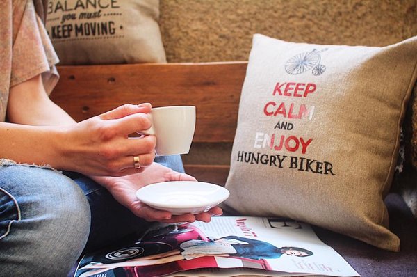 Hungry biker cafe by null