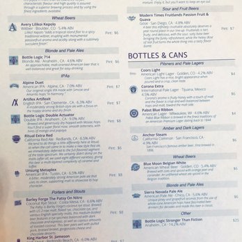 The Cut - Beer menu that changes every now and then! - Burgers Near Me - Irvine, California The Cut - Beer menu that changes every now and then! - Burgers Near Me - Irvine, California