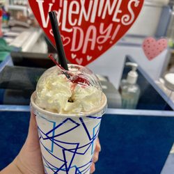 Siciliano's Frozen Custard - Choc vanilla and banana milkshake