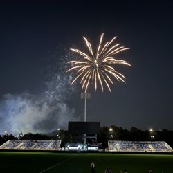 Centreville Bank Stadium - Post game fireworks set to Taylor Swift music