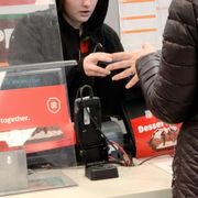 Photo of McDonald's - Quartzsite, AZ, United States. No mask/gloves. She was handling money and food.