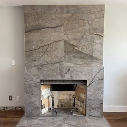 The Tile Pro - Fire place tile work done