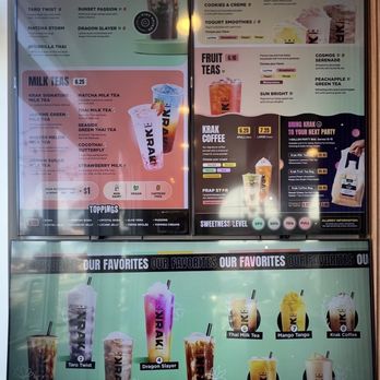 Krak Boba - Their menu. - Bubble Tea Near Me - Lomita, California Krak Boba - Their menu. - Bubble Tea Near Me - Lomita, California