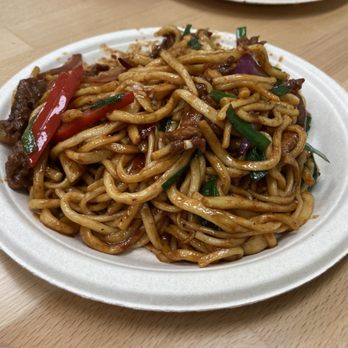 Laghman Express - Dry fried noodles. - Halal Near Me - Brooklyn, New York