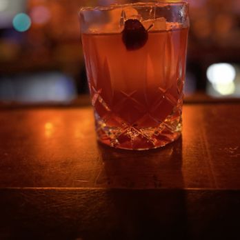 The Precinct - Pear and Vanilla old fashioned - Steakhouses Near Me - Cincinnati, Ohio The Precinct - Pear and Vanilla old fashioned - Steakhouses Near Me - Cincinnati, Ohio