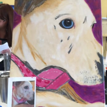 Painting with a Twist - My painting - Molly. Never painted in my life before. So much fun. - Paint & Sip Near Me - Live Oak, Texas