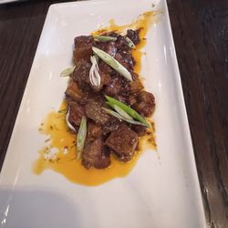 Pedalers Fork - Candied pork belly bites