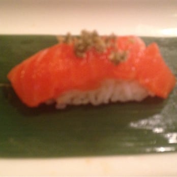 Blue Wazabi - Wild Kind Salmon with Wasabi Nori in top is divine - Japanese Near Me - Madison, New Jersey