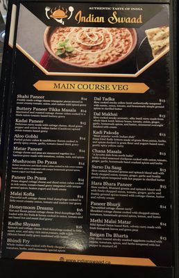 Menu photo 2 Indian Swaad Windsor, ON
