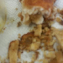 Yuk! Chicken empanada!