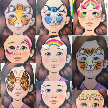 Wild Whimsy Face Paint - A selection of the face paint offerings! - Face Painting Near Me Wild Whimsy Face Paint - A selection of the face paint offerings! - Face Painting Near Me