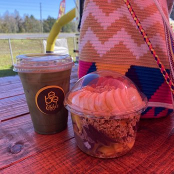 Bee Coffee - Matcha tea with almond milk and French vanilla and a sweet Açaí bowl done your way! - Coffee & Tea Near Me - Land O Lakes, Florida
