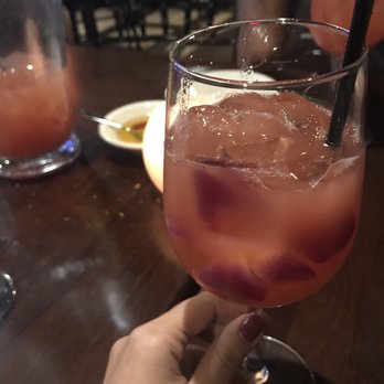 Los Andes Restaurant - Sangria with edible orchid flowers - Latin American Near Me - Providence, Rhode Island Los Andes Restaurant - Sangria with edible orchid flowers - Latin American Near Me - Providence, Rhode Island