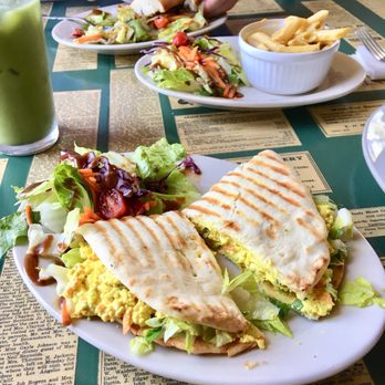 The Moth Coffeehouse - 10 on the Vegan Egg Salad. Nuff said. ...and yes that is cheeseless mac-n-"cheese". Yes. So yummy. - Coffee & Tea Near Me - Allentown, New Jersey