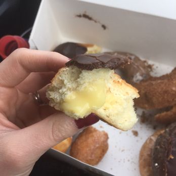 Donut Delight - Boston cream. Lots of filling. - Donuts Near Me - Norwalk, Connecticut