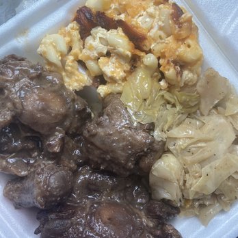 Jerk City Grille - Oxtails, Mac and cheese, cabbage - Caribbean Near Me - Jackson, Mississippi