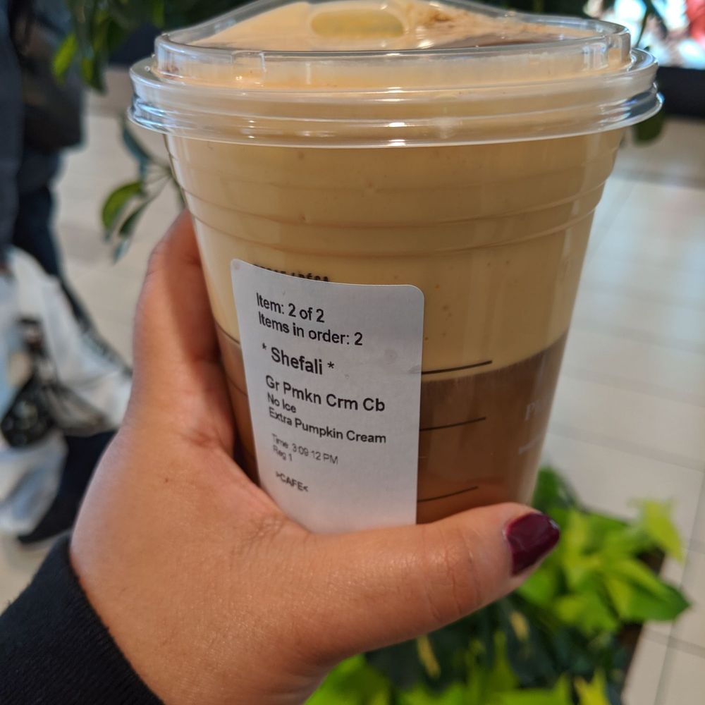 Starbucks - Pumpkin Cream Cold Brew no ice - Coffee & Tea Near Me - Scarborough, Ontario Starbucks - Pumpkin Cream Cold Brew no ice - Coffee & Tea Near Me - Scarborough, Ontario