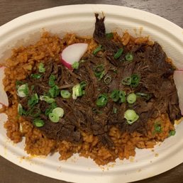 Kimchi fried rice with galbi Kimchi fried rice with galbi