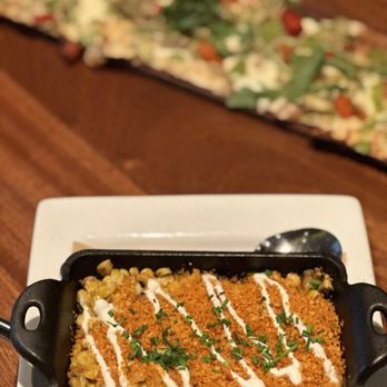 Seasons 52 - Pesto Chicken And Fresh Mozzarella, STREET CORN SKILLET - New American Near Me - Columbia, Maryland Seasons 52 - Pesto Chicken And Fresh Mozzarella, STREET CORN SKILLET - New American Near Me - Columbia, Maryland