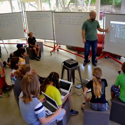 Long-View Micro School - Long-View students learning to code in Python. Computer Science is one of our core courses.
