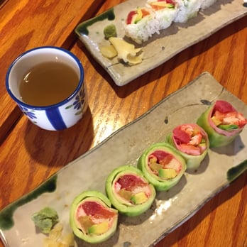 Kyoto Sushi - Flower Roll (low carb!) and Angel Kiss. - Sushi Bars Near Me - Dumont, New Jersey Kyoto Sushi - Flower Roll (low carb!) and Angel Kiss. - Sushi Bars Near Me - Dumont, New Jersey