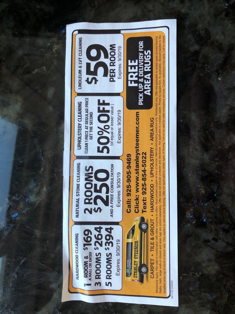 STANLEY STEEMER OF NORTHERN CALIFORNIA Updated October 2024 150