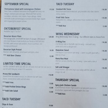 Hana Koa Brewing - Sept.-Oct. & MO-TH Food Specials Menu (09/21/22). @HanaKoaBrewing #Kakaako #Honolulu #Oahu #Beer #CraftBeer #DrinkPorn - Breweries Near Me - Honolulu, Hawaii Hana Koa Brewing - Sept.-Oct. & MO-TH Food Specials Menu (09/21/22). @HanaKoaBrewing #Kakaako #Honolulu #Oahu #Beer #CraftBeer #DrinkPorn - Breweries Near Me - Honolulu, Hawaii