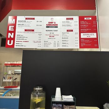 Sup's Chicken - Menu - Chicken Shop Near Me - Gardena, California Sup's Chicken - Menu - Chicken Shop Near Me - Gardena, California