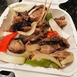 Golf Ultra Lounge - Beef Suya - ordered it Spicy!