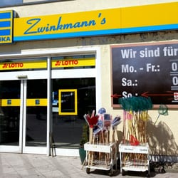 EDEKA Zwinkmann - Eingang zum Edeka in Sellin