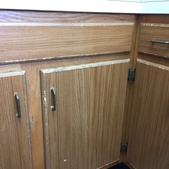 Silver Bay Apartments - Old and damaged cabinets. - Apartments Near Me - Boise, Idaho