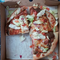 Norm's Pizza - 9 inch "donair" with EXTRA everything...apparently
