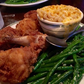 George's Corner - Buttermilk fried chicken with mac and cheese and green beans. - American Near Me - St George, Utah George's Corner - Buttermilk fried chicken with mac and cheese and green beans. - American Near Me - St George, Utah