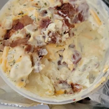 Grill Life Barbecue - Don't let a half eaten low quality photo fool you - that cheddar, bacon potato salad is the real deal - Barbeque Near Me - Orefield, Pennsylvania Grill Life Barbecue - Don't let a half eaten low quality photo fool you - that cheddar, bacon potato salad is the real deal - Barbeque Near Me - Orefield, Pennsylvania