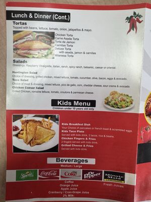 Menu photo 3 Roman's Mexi-Cali Grill Huntington Beach, CA