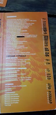 Menu photo 1 La Silvana Balneario de Mar Azul, C
