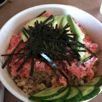Emon - Spicy tuna don with brown rice - Japanese Near Me - Burbank, California