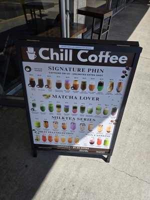 Menu photo 1 Chill Coffee Westminster, CA Menu photo 1 Chill Coffee Westminster, CA