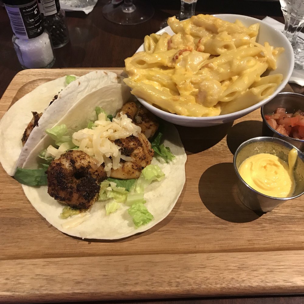 Lighthouse Cove Tiki Bar - Shrimp tacos came w/ a side lobster mac & cheese couple extra dollars not much Lobster - Tiki Bars Near Me - Pompano Beach, Florida Lighthouse Cove Tiki Bar - Shrimp tacos came w/ a side lobster mac & cheese couple extra dollars not much Lobster - Tiki Bars Near Me - Pompano Beach, Florida