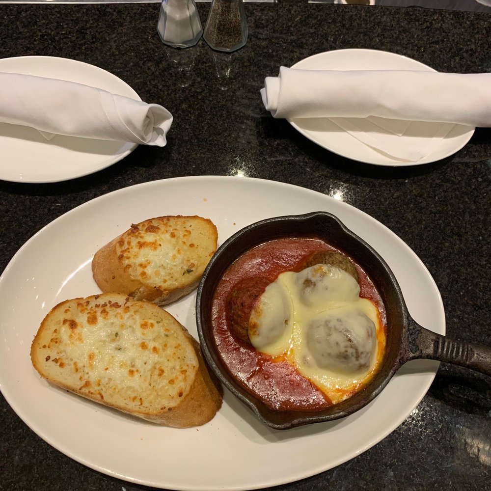 Mozza Restaurant & Lounge - Baked Meatballs with Garlic Cheese Bread - Canadian (New) Near Me - Richmond, British Columbia Mozza Restaurant & Lounge - Baked Meatballs with Garlic Cheese Bread - Canadian (New) Near Me - Richmond, British Columbia