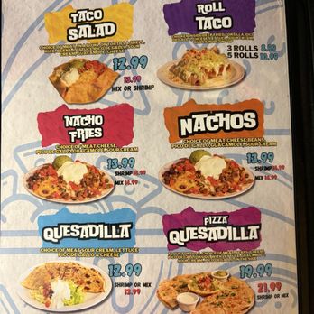 California Taco Shop - Menu - Mexican Near Me - Coventry, Rhode Island