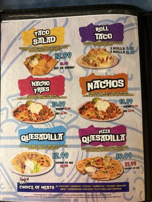 Menu photo 5 California Taco Shop Coventry, RI